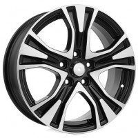Литой диск КиК КС673 7R17 5x112 DIA57.1 ET49 алмаз чёрный