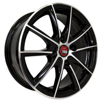 Литой диск Ё-wheels E16 6.5R16 4x114.3 DIA67.1 ET45 BKF