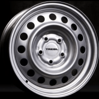 Штампованный диск TREBL 6.5R16 5x120 DIA65.1 ET62 Silver