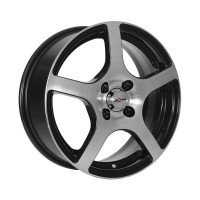 Литой диск X'trike X-103 5.5R14 4x98 DIA58.5 ET35 BK/FP