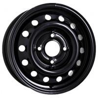 Штампованный диск TREBL 6.5R16 5x100 DIA56.1 ET48 Black