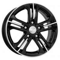 Литой диск КиК Trinity 6R15 5x114.3 DIA67.1 ET45 Almaz_black