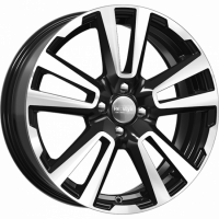 Литой диск КиК КС874 6.5R17 4x100 DIA60.1 ET41 алмаз черный