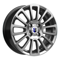 Литой диск КиК Неман 6R15 4x100 DIA54.1 ET48 Dark platinum