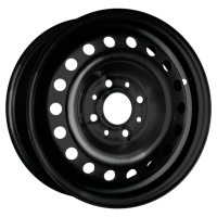 Штампованный диск TREBL 6R15 4x100 DIA56.6 ET43 Black