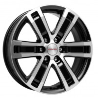 Литой диск КиК R7-Рольф 7.5R17 6x139.7 DIA106.1 ET25 алмаз черный