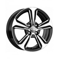 Литой диск КиК КС777 6R15 4x100 DIA54.1 ET46 алмаз черный