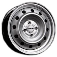 Штампованный диск TREBL 6R15 4x100 DIA56.6 ET39 Silver