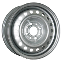 Штампованный диск TREBL 5.5R14 4x100 DIA57.1 ET35 Silver