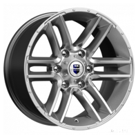 Литой диск КиК Алгама (КС762) 8R17 6x139.7 DIA106.1 ET ДАРК ПЛАТИНУМ