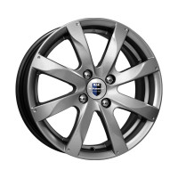 Литой диск КиК Джемини 6R15 4x100 DIA67.1 ET45 Dark platinum