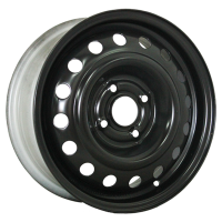 Штампованный диск TREBL 5.5R14 4x100 DIA57.1 ET35 Black
