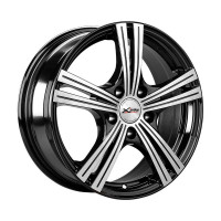 Литой диск X'trike X-112 6.5R16 5x115 DIA70.1 ET38 BK/FP