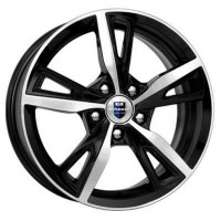 Литой диск КиК Фишт 6.5R16 5x114.3 DIA67.1 ET43 ДАРК ПЛАТИНУМ