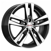 Литой диск КиК Rassvet 6.5R16 5x112 DIA66.6 ET38 алмаз черный