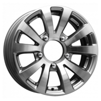 Литой диск КиК Фалкон 6R15 5x139.7 DIA98 ET35 ДАРК ПЛАТИНУМ