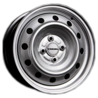 Штампованный диск TREBL 6R15 4x114.3 DIA56.6 ET44 Silver