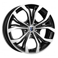 Литой диск КиК Аламида 7R17 5x114.3 DIA67.1 ET45 алмаз черный