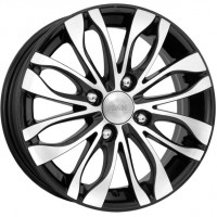 Литой диск КиК Канзаши 5.5R14 4x98 DIA58.5 ET35 алмаз черный