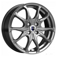 Литой диск КиК Brent (КС733) 6R16 4x100 DIA60.1 ET50 Dark platinum