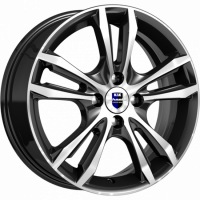 Литой диск КиК Samara (КС866) 6R16 4x98 DIA58.5 ET35 алмаз черный