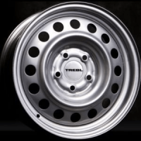 Штампованный диск TREBL 6R15 5x110 DIA65.1 ET35 Silver