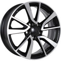 Литой диск КиК КС699 7R17 5x114.3 DIA60.1 ET45 Almaz_black