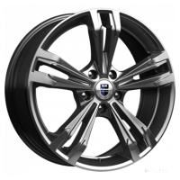 Литой диск КиК Каррера 7R18 5x114.3 DIA67.1 ET45 ДАРК ПЛАТИНУМ
