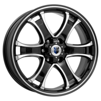 Литой диск КиК Балеар (КС727) 8R18 6x139.7 DIA106.1 ET25 АЛМАЗЧЕРНЫЙ