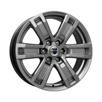 Литой диск КиК R7-Рольф 7.5R17 6x139.7 DIA67.1 ET46 блэк платинум