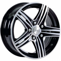 Литой диск СКАД City 6R15 5x100 DIA57.1 ET40 черный бархат