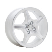 Литой диск СКАД Стинг 5.5R14 4x98 DIA58.6 ET38 алмаз-белый